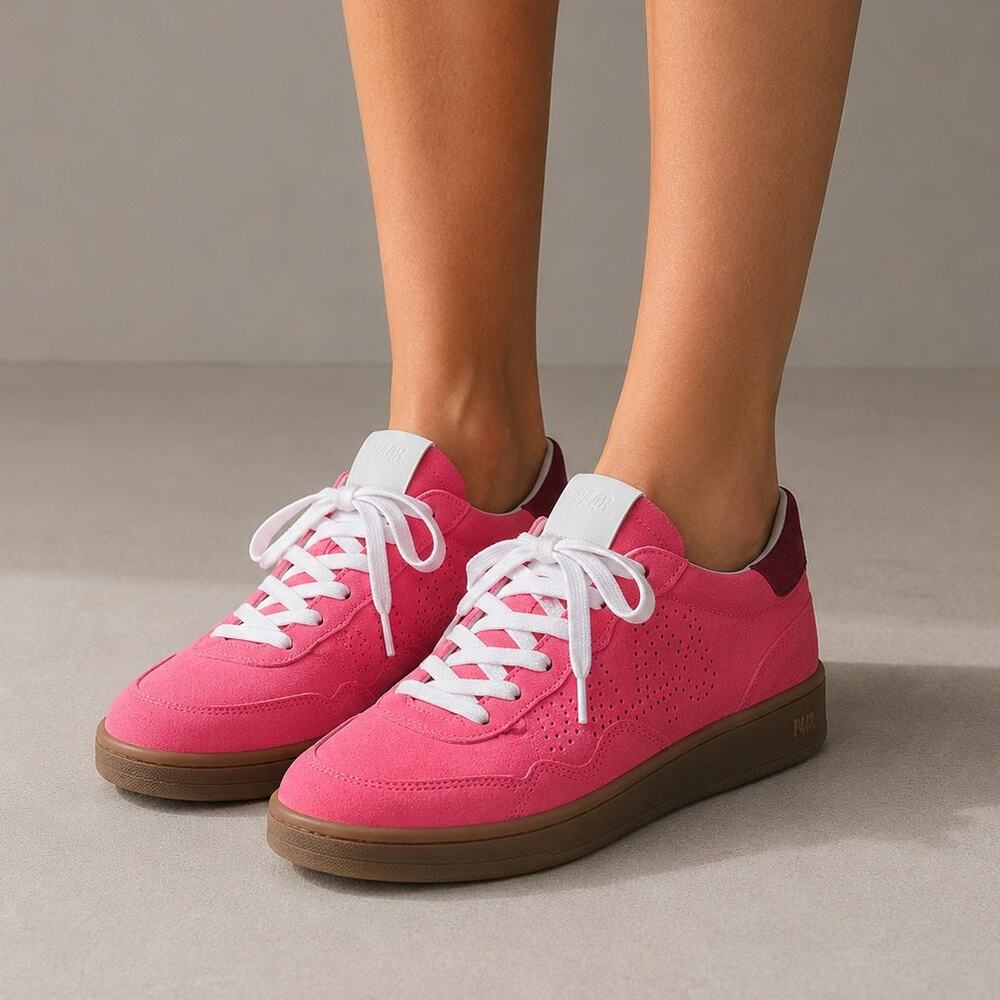 P448 Vert Sneakers S25VERT2-W Womens EU 38/7.5 Tennis Leather Low Top Italy NWT